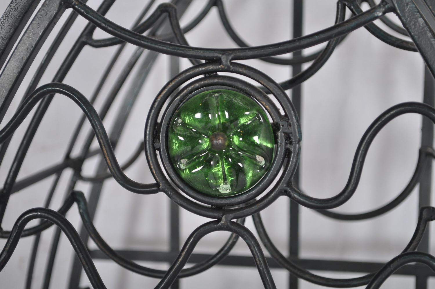 Fish-Shaped Iron Wine Rack