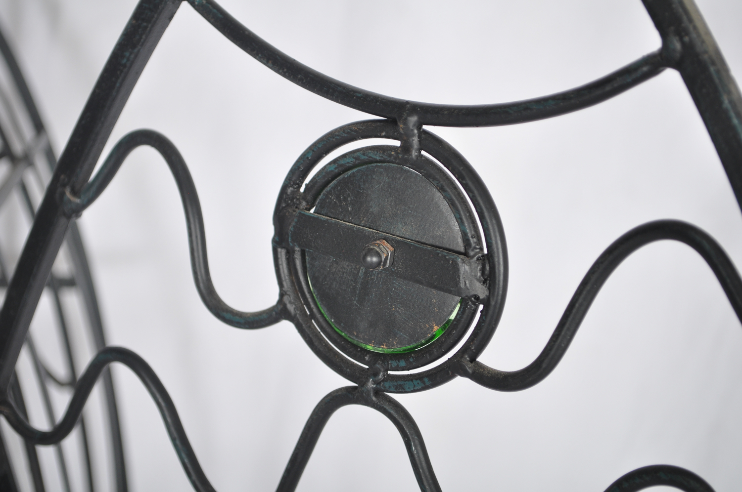 Fish-Shaped Iron Wine Rack