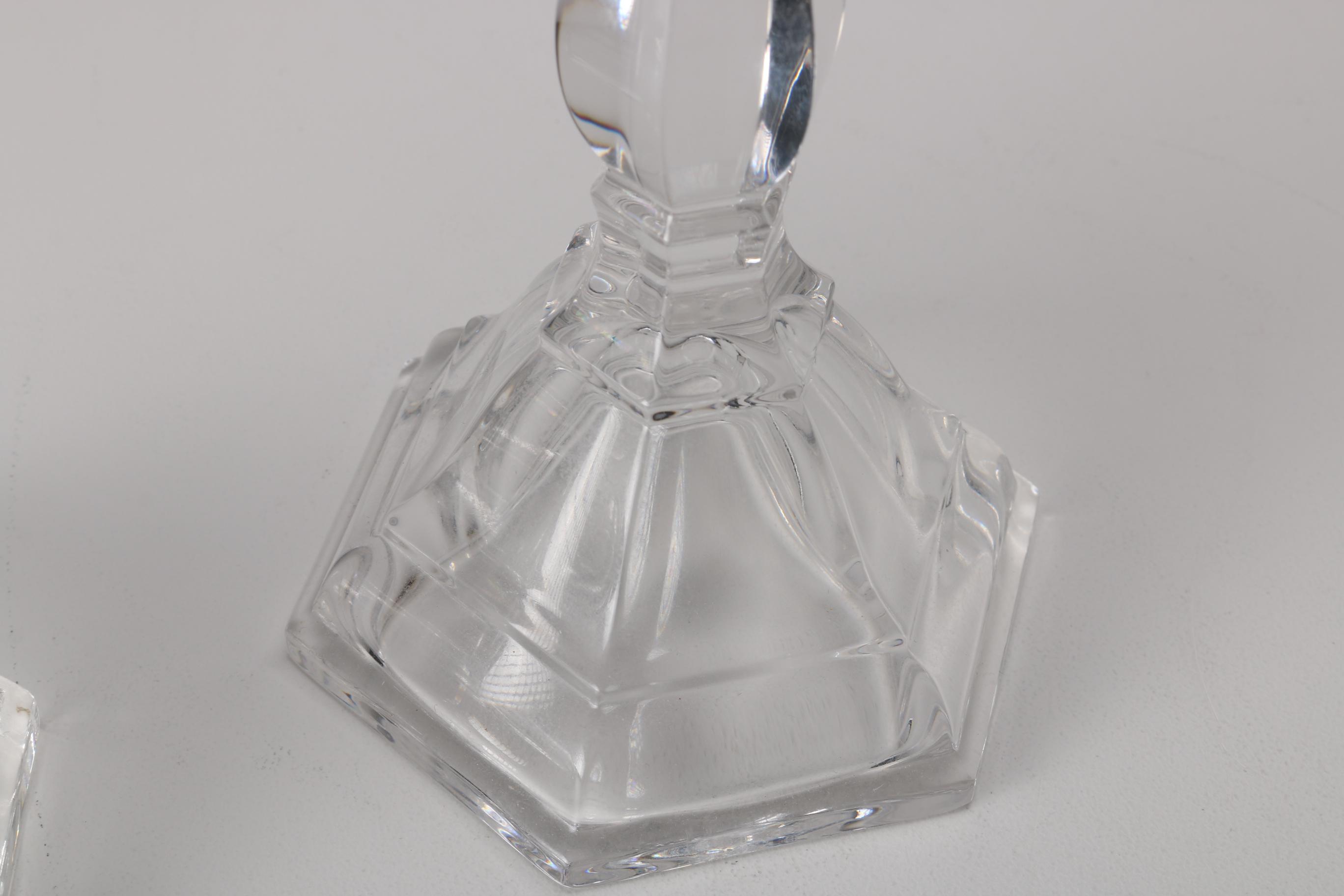 Tiffany & Co. Crystal Candlesticks