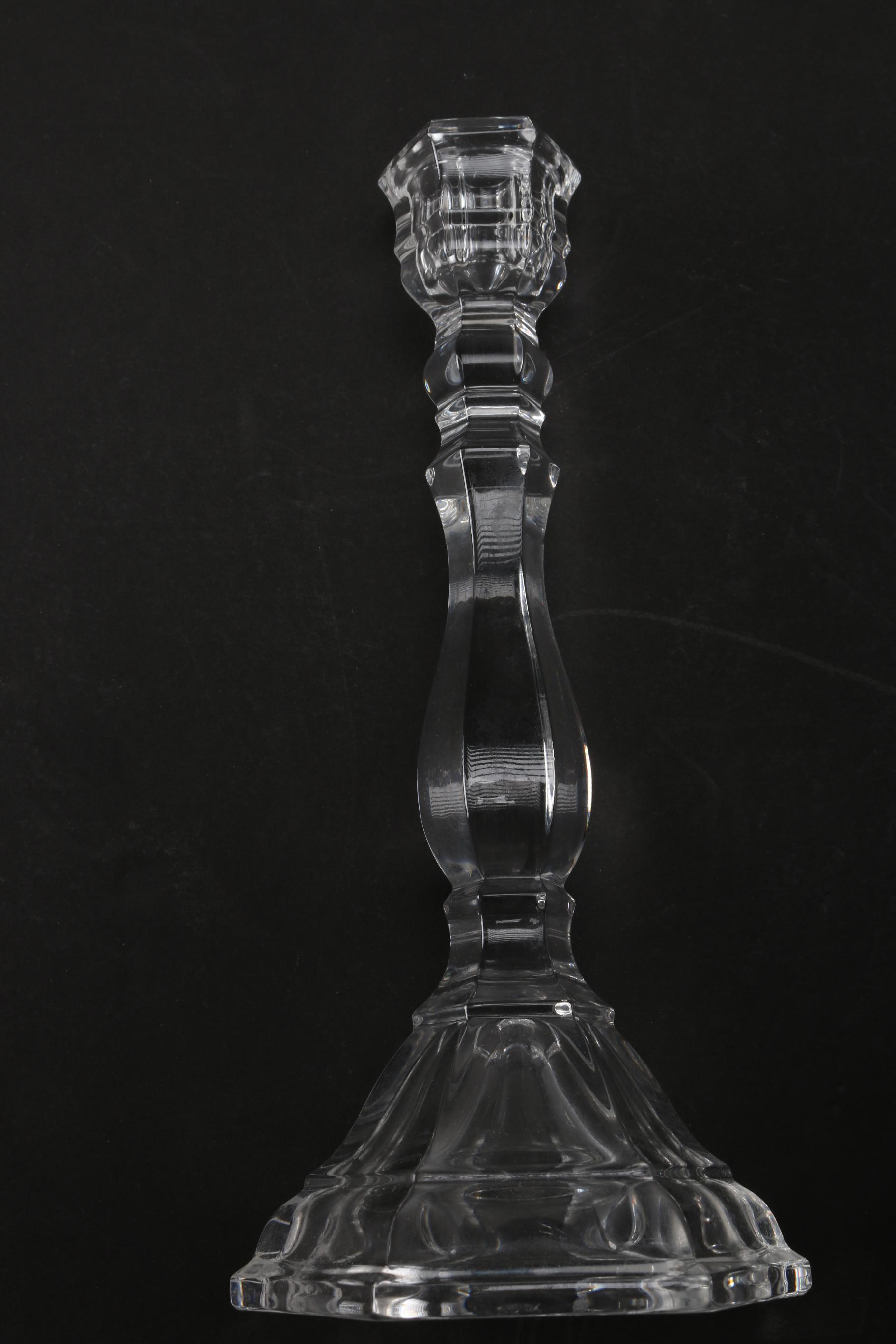 Tiffany & Co. Crystal Candlesticks