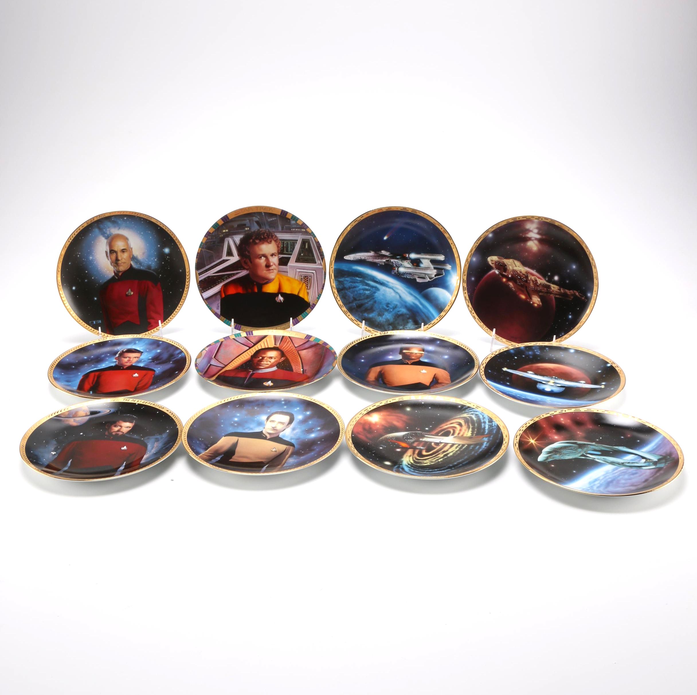 Limited Edition Star Trek Commemorative Plates
