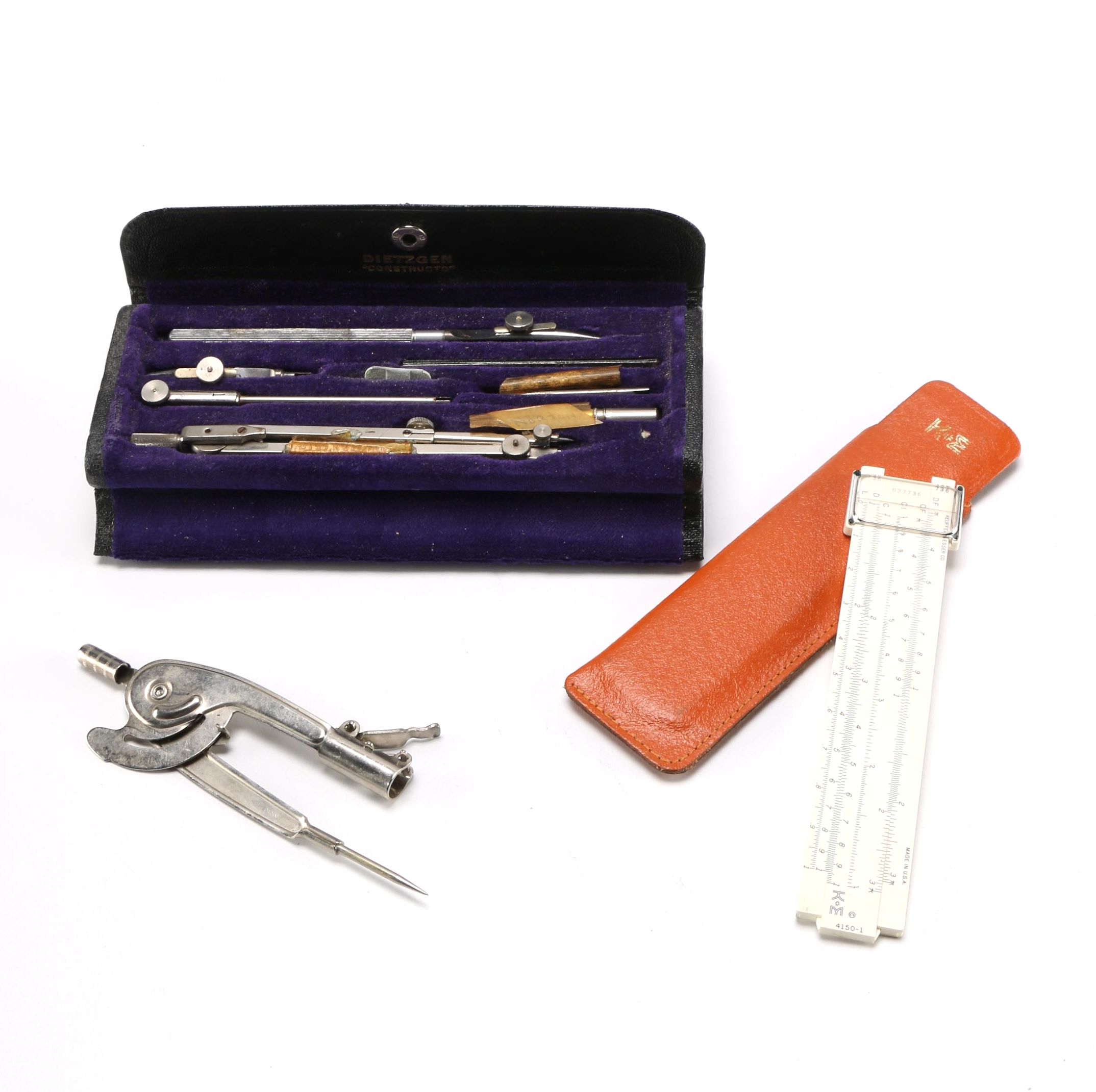 Set of Vintage Drafting Tools