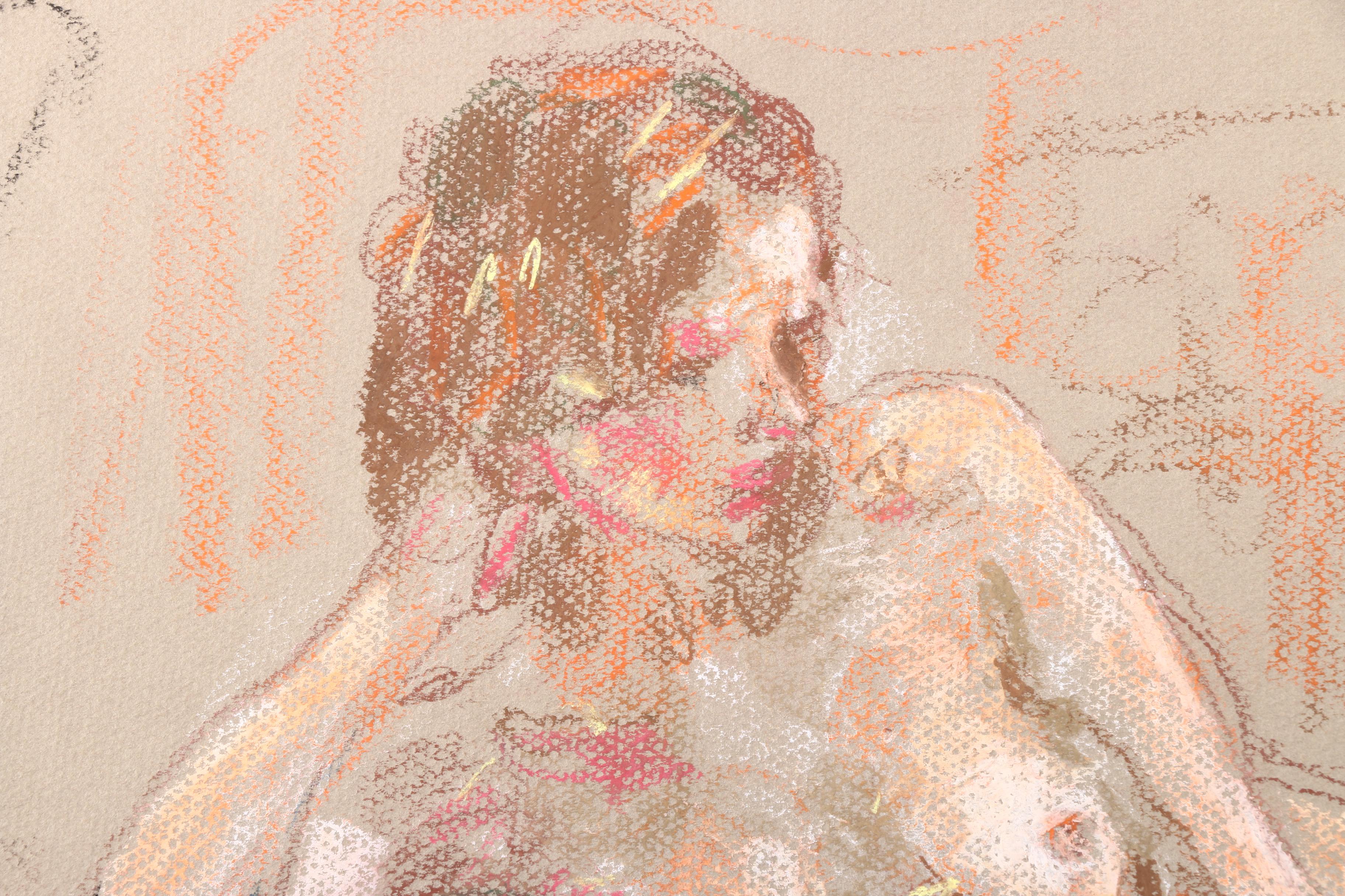 Murat Kaboulov Pastel Drawings of Reclining Female Nudes