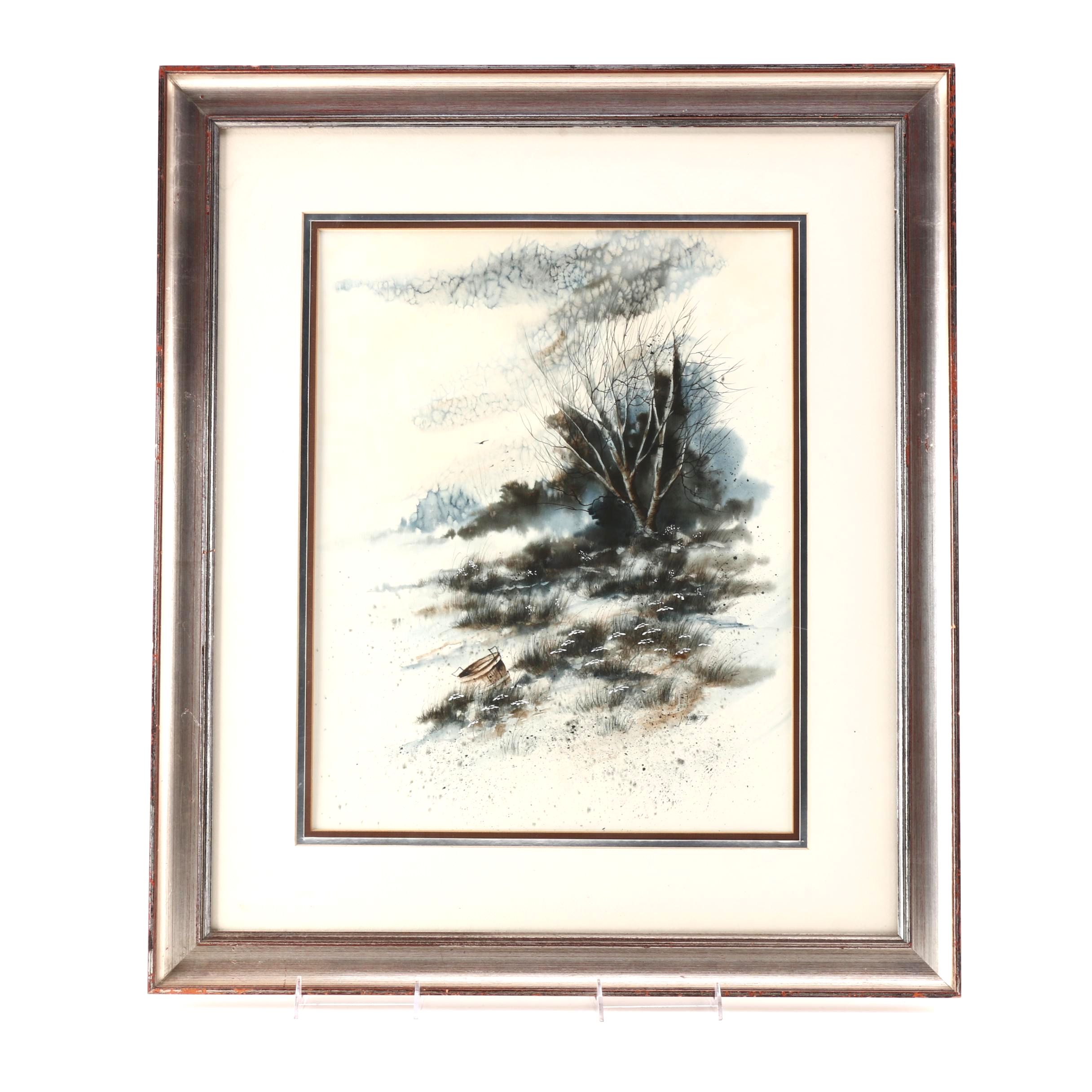 Jan Lovett Original Watercolor Painting on Paper