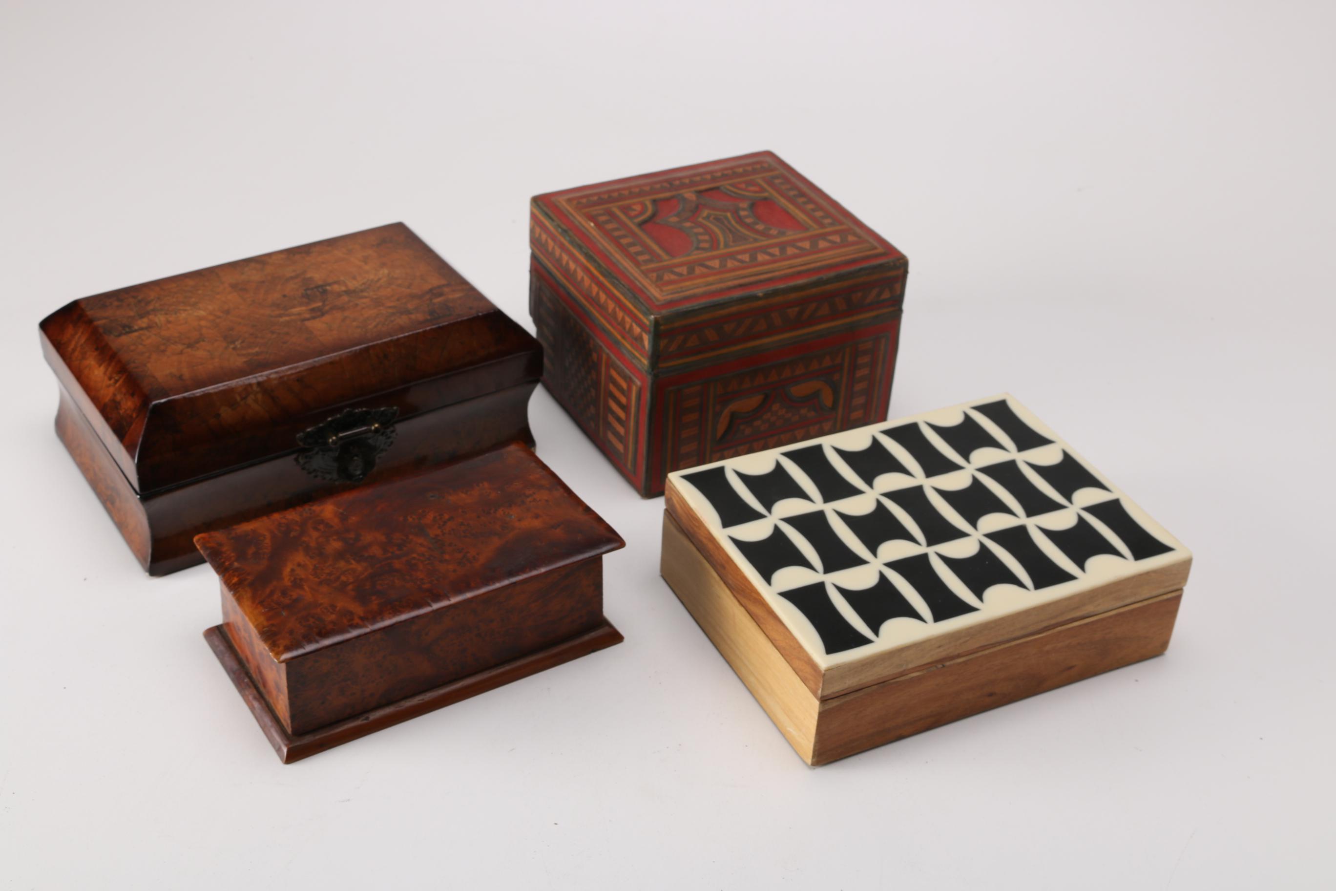 Wooden Trinket Boxes