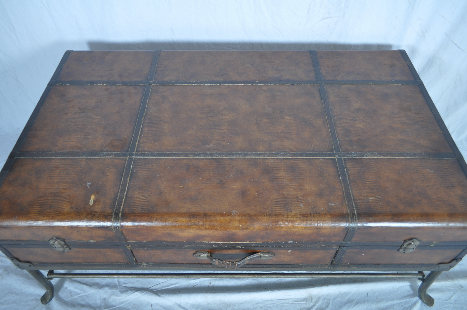 Contemporary Trunk-Form Coffee Table