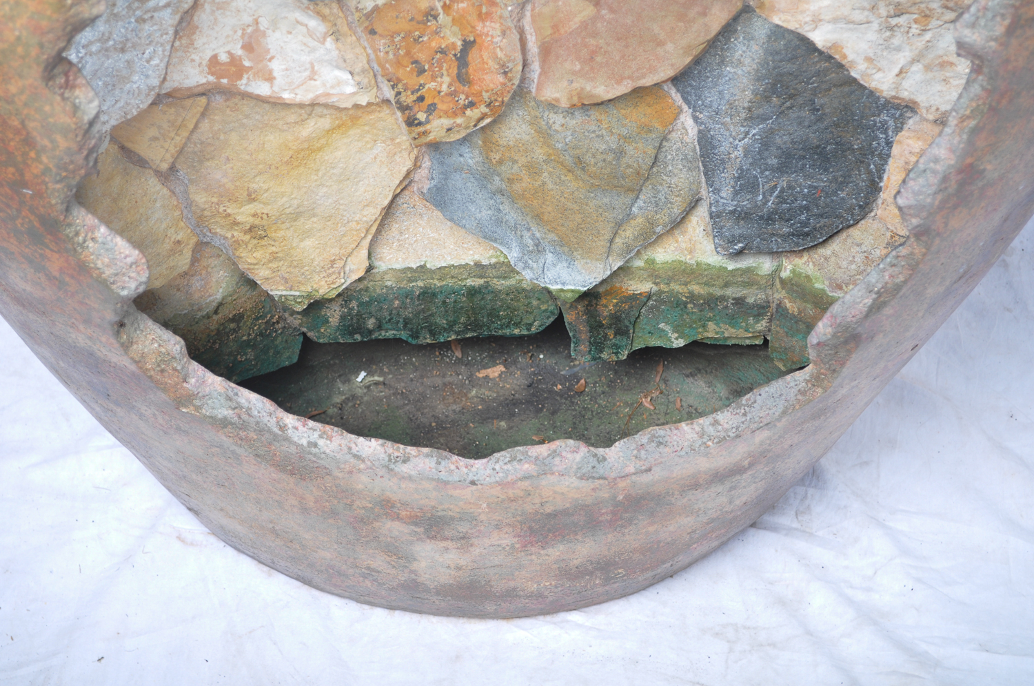 Stone Cascading Fountain