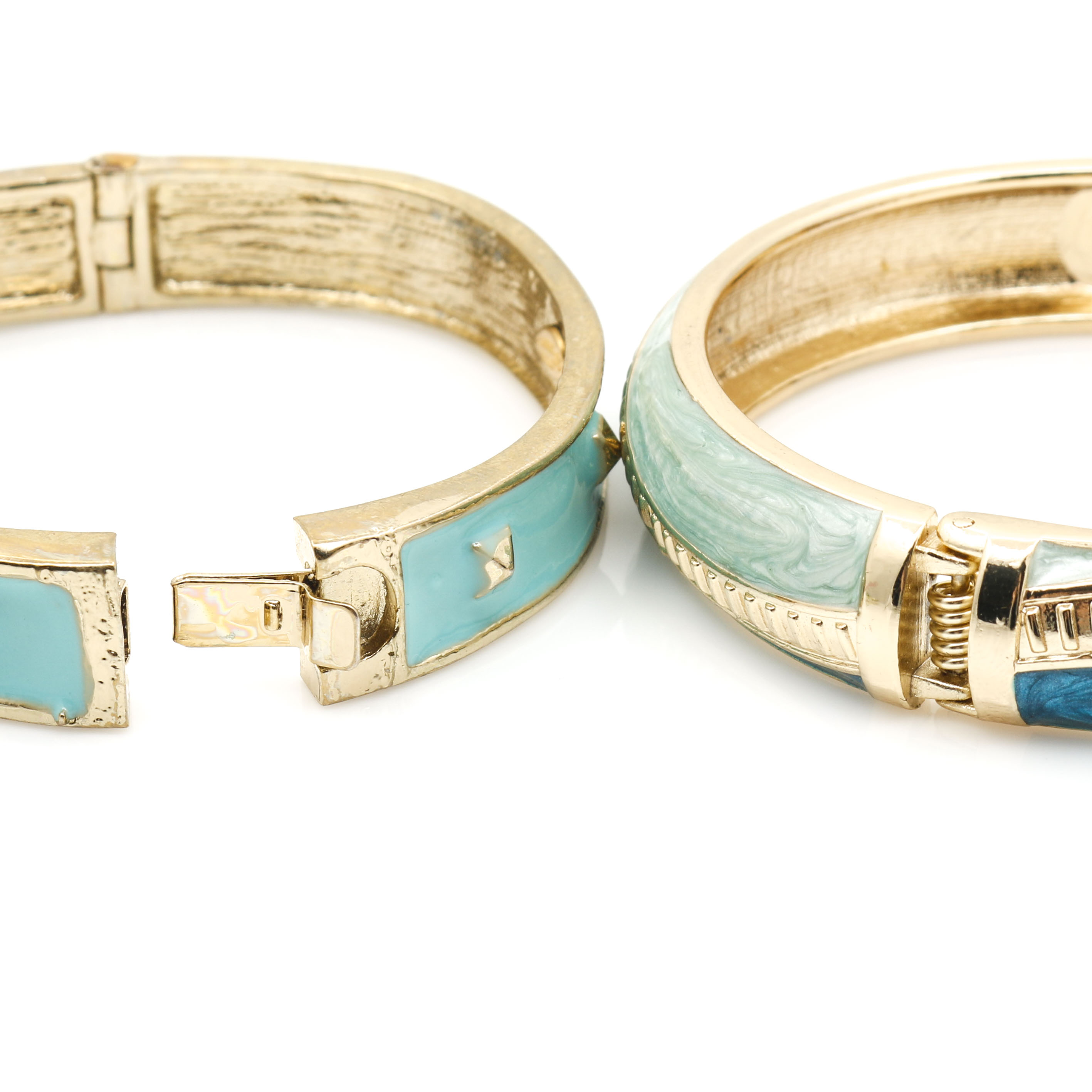 Collection of Gold Tone Bracelets