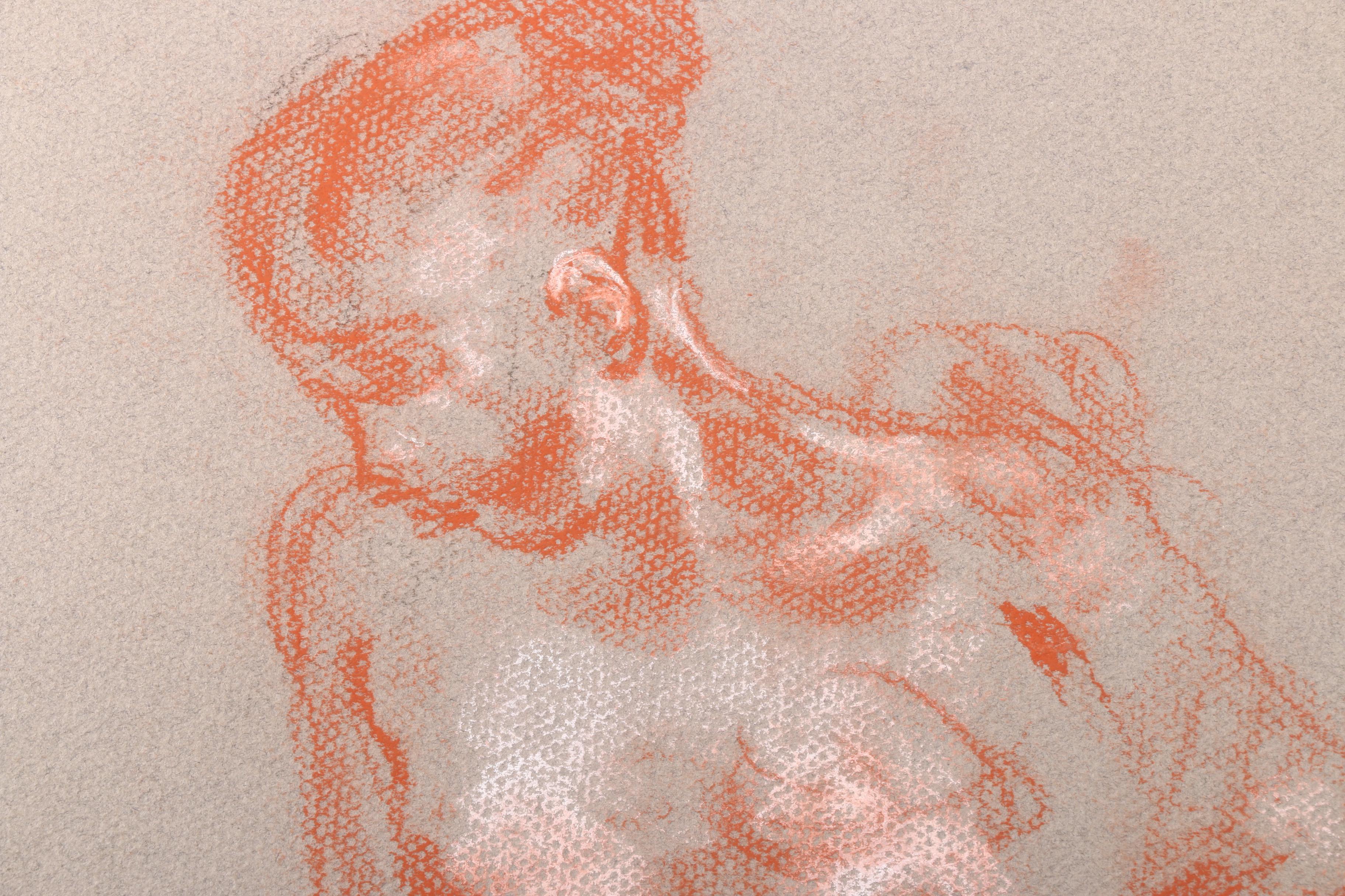 Murat Kaboulov Charcoal and Conte Crayon Figure Drawings