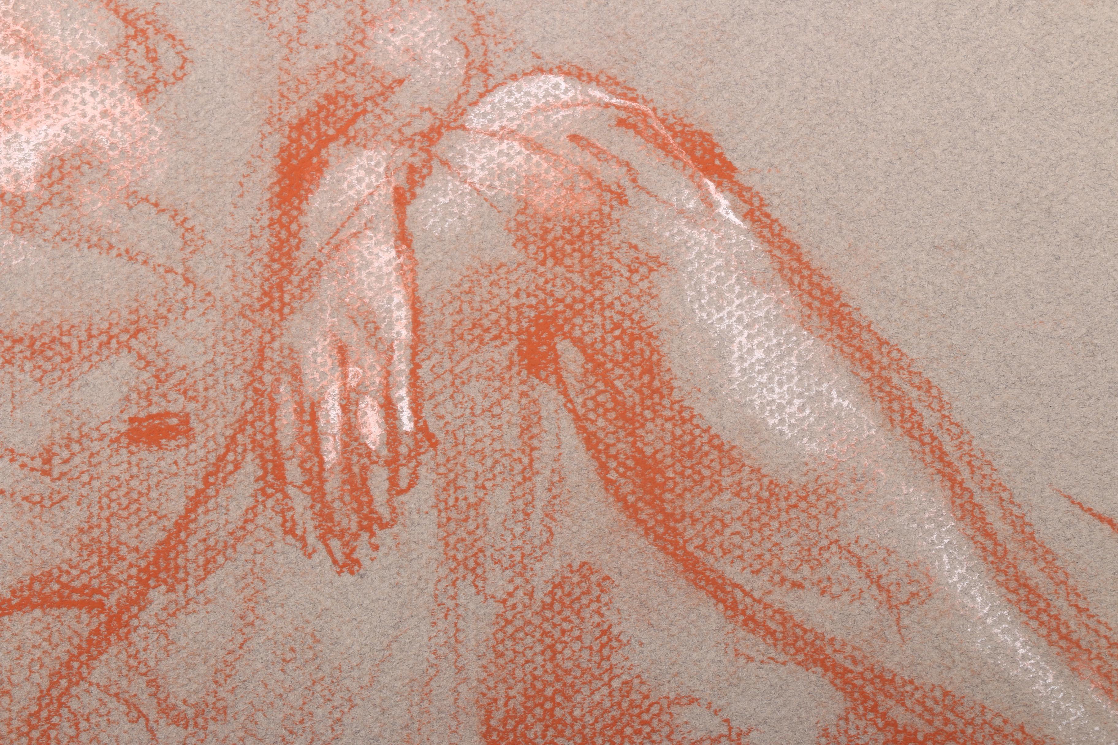 Murat Kaboulov Charcoal and Conte Crayon Figure Drawings