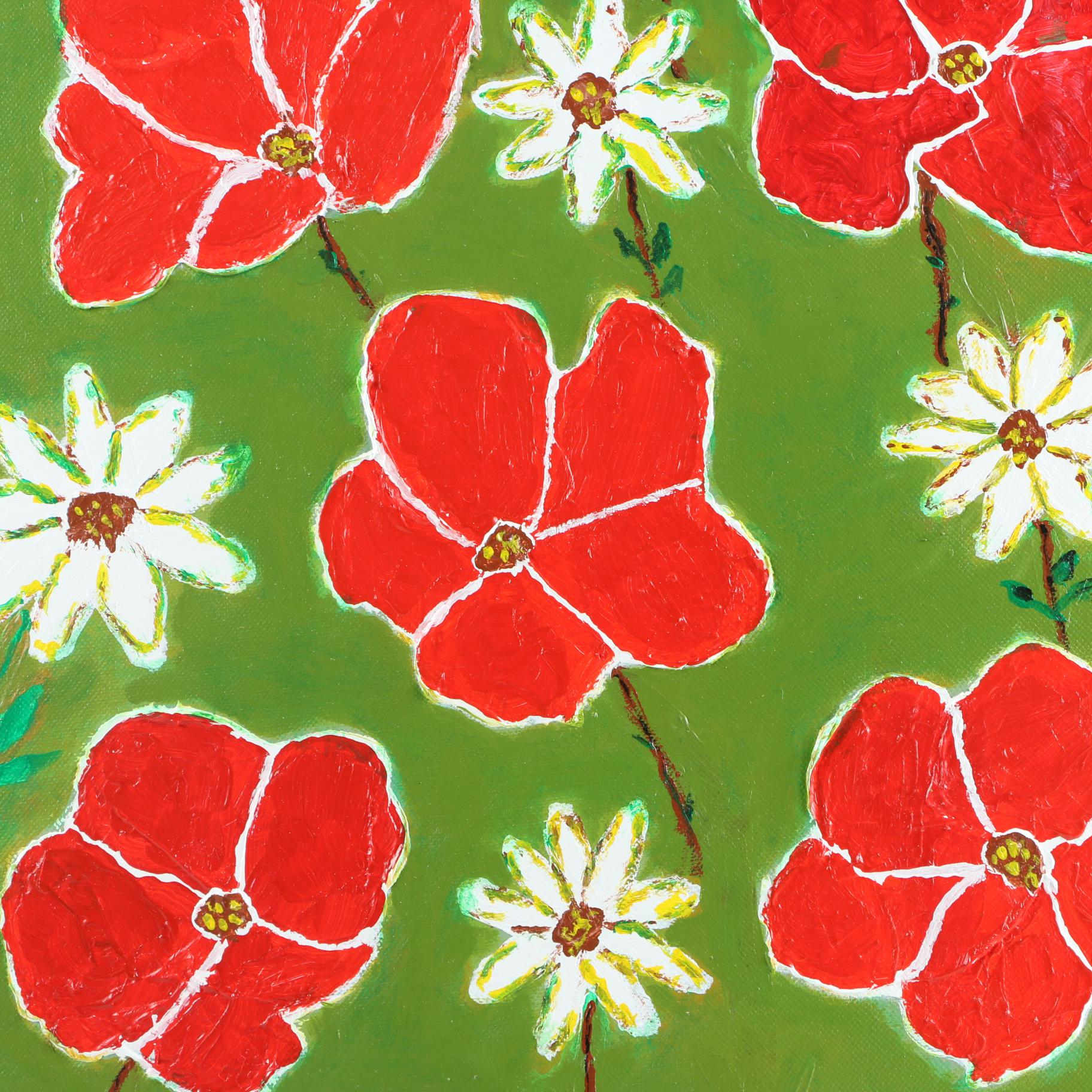 Circa 2016 NM Vibrant Acrylic Paintings