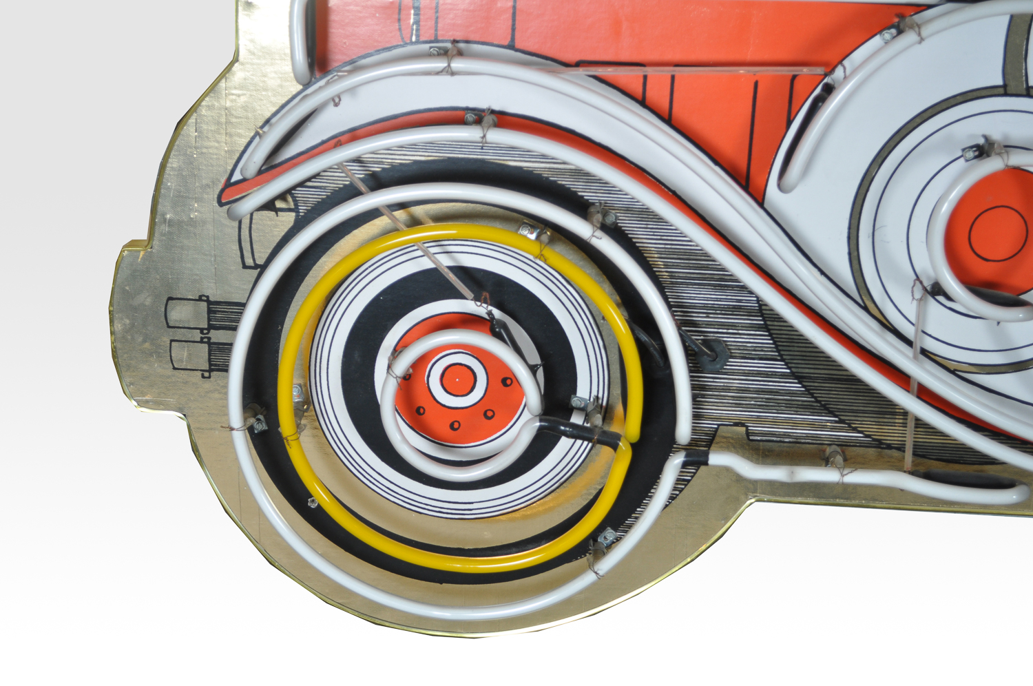 Vintage Neon Car Sign