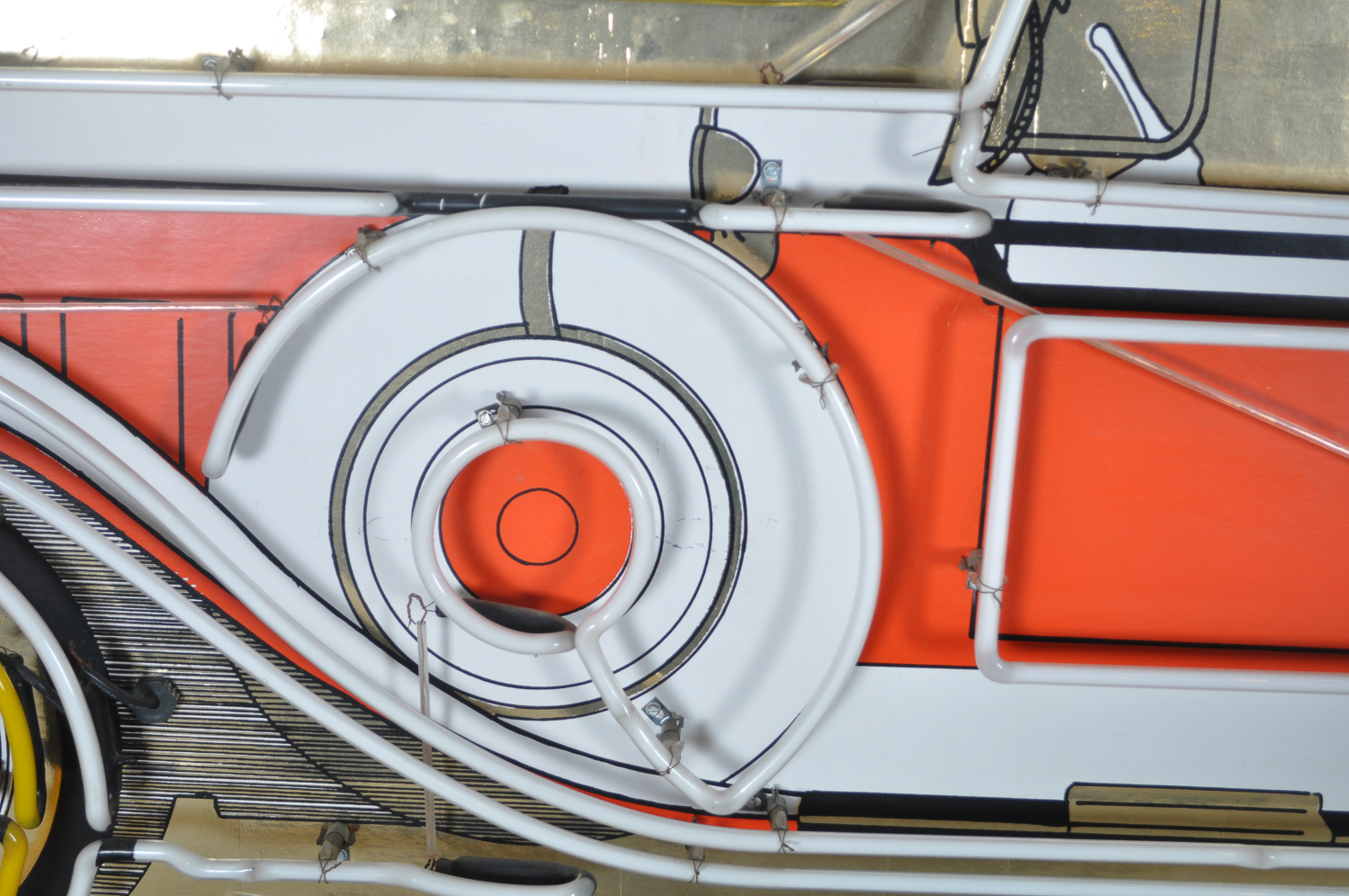 Vintage Neon Car Sign