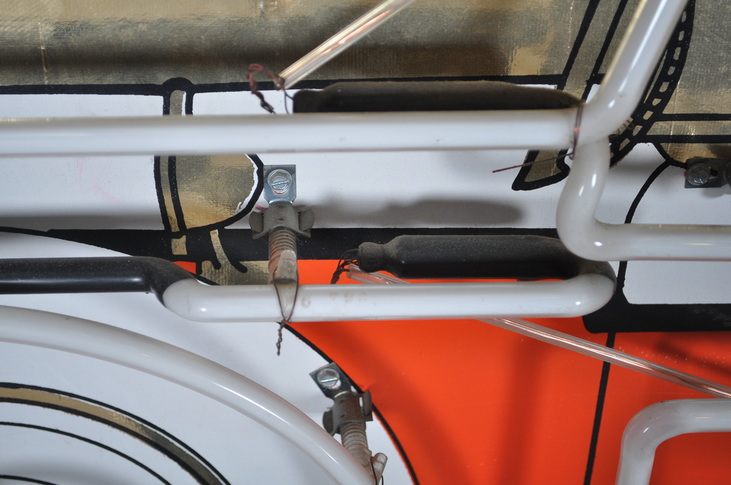 Vintage Neon Car Sign