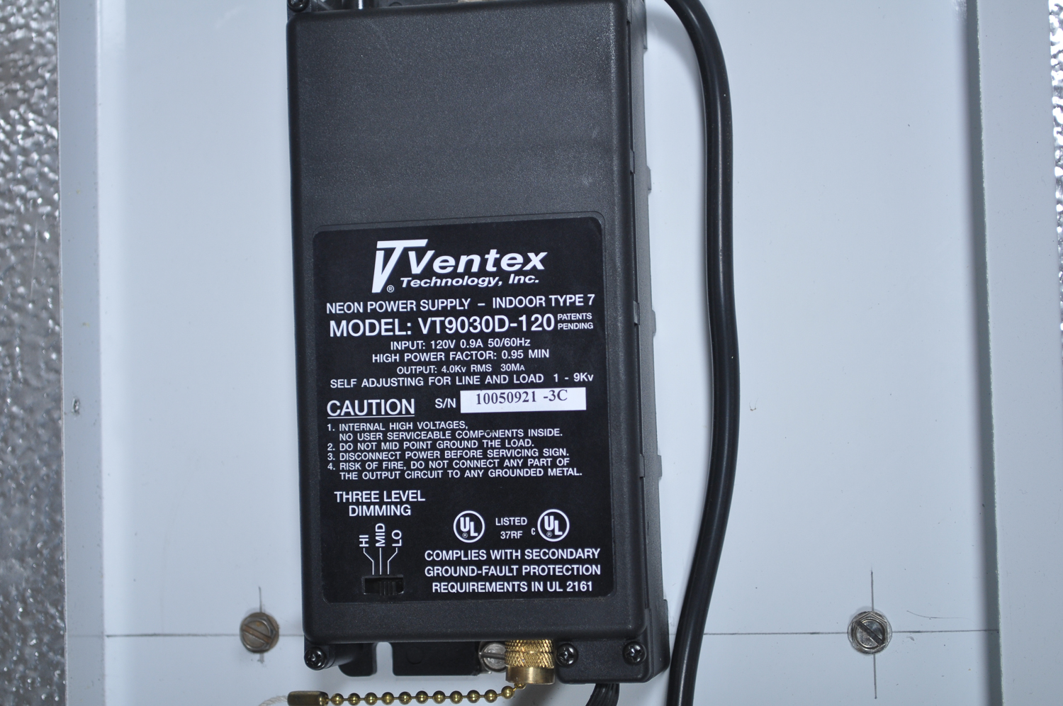 Vintage Neon Car Sign