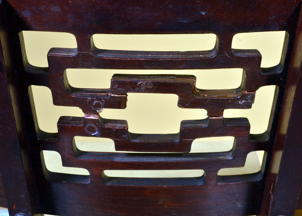 Four Vintage Wood Folding Chairs by Stakmore