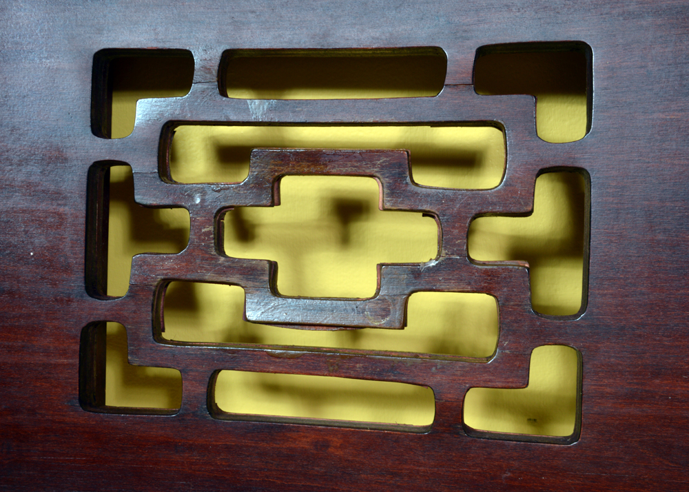 Four Vintage Wood Folding Chairs by Stakmore