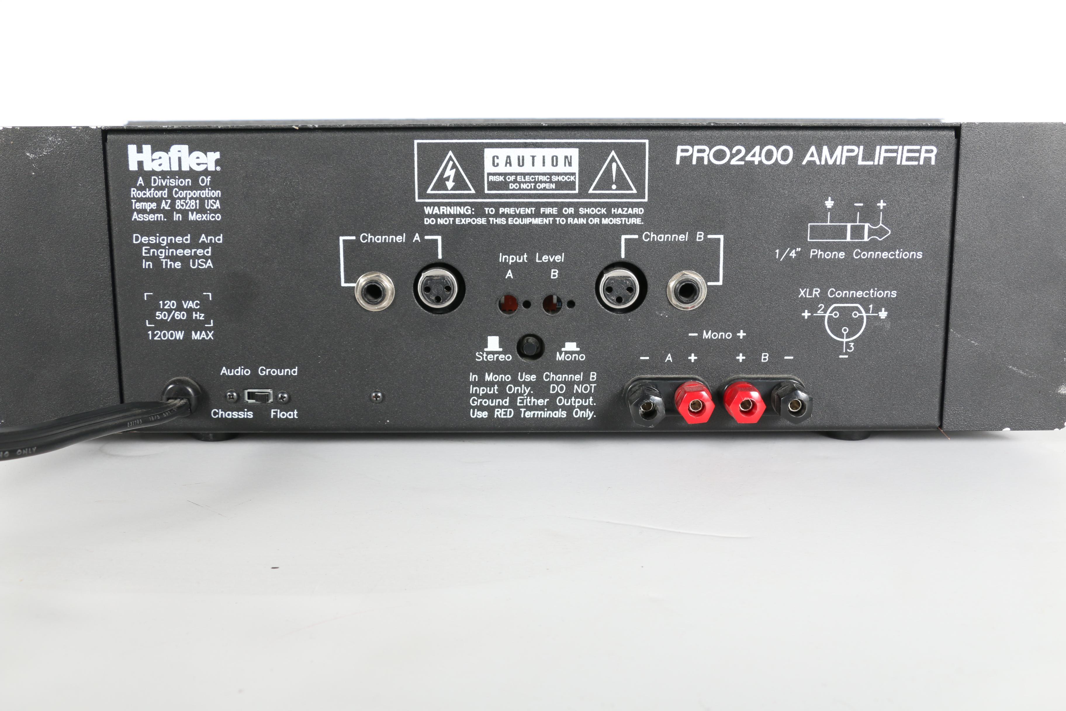 Hafler Pro2400 Amplifier
