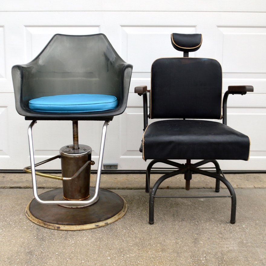 Pair of Vintage Salon Chairs