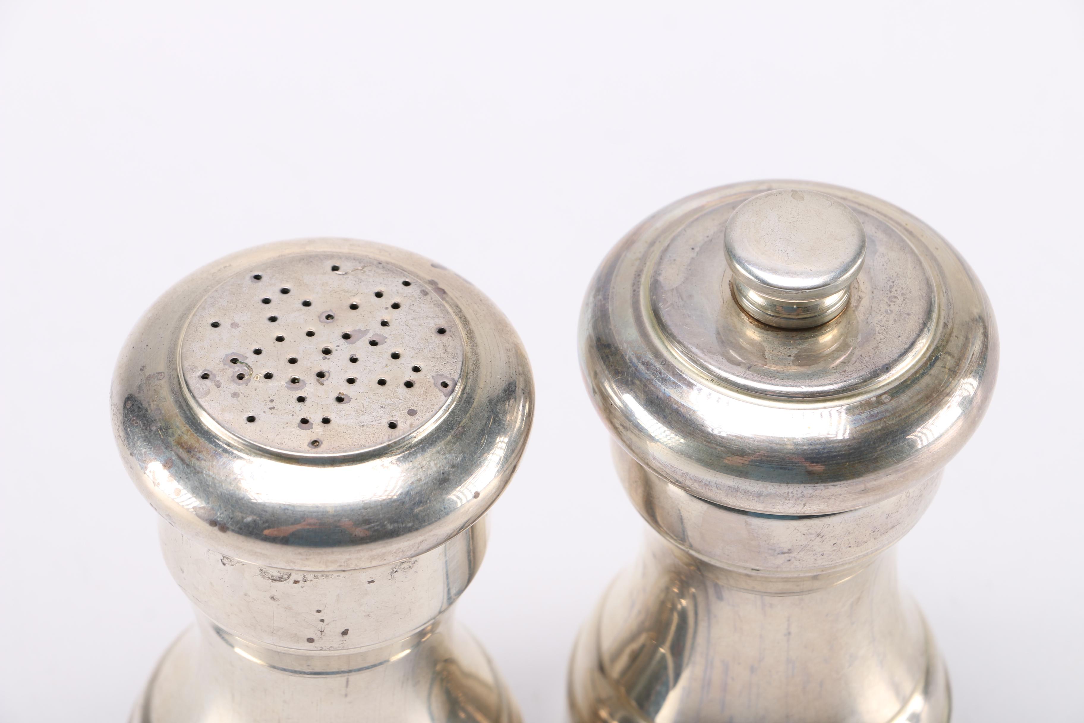 Tiffany & Co. Sterling Silver Salt Shaker and Pepper Grinder