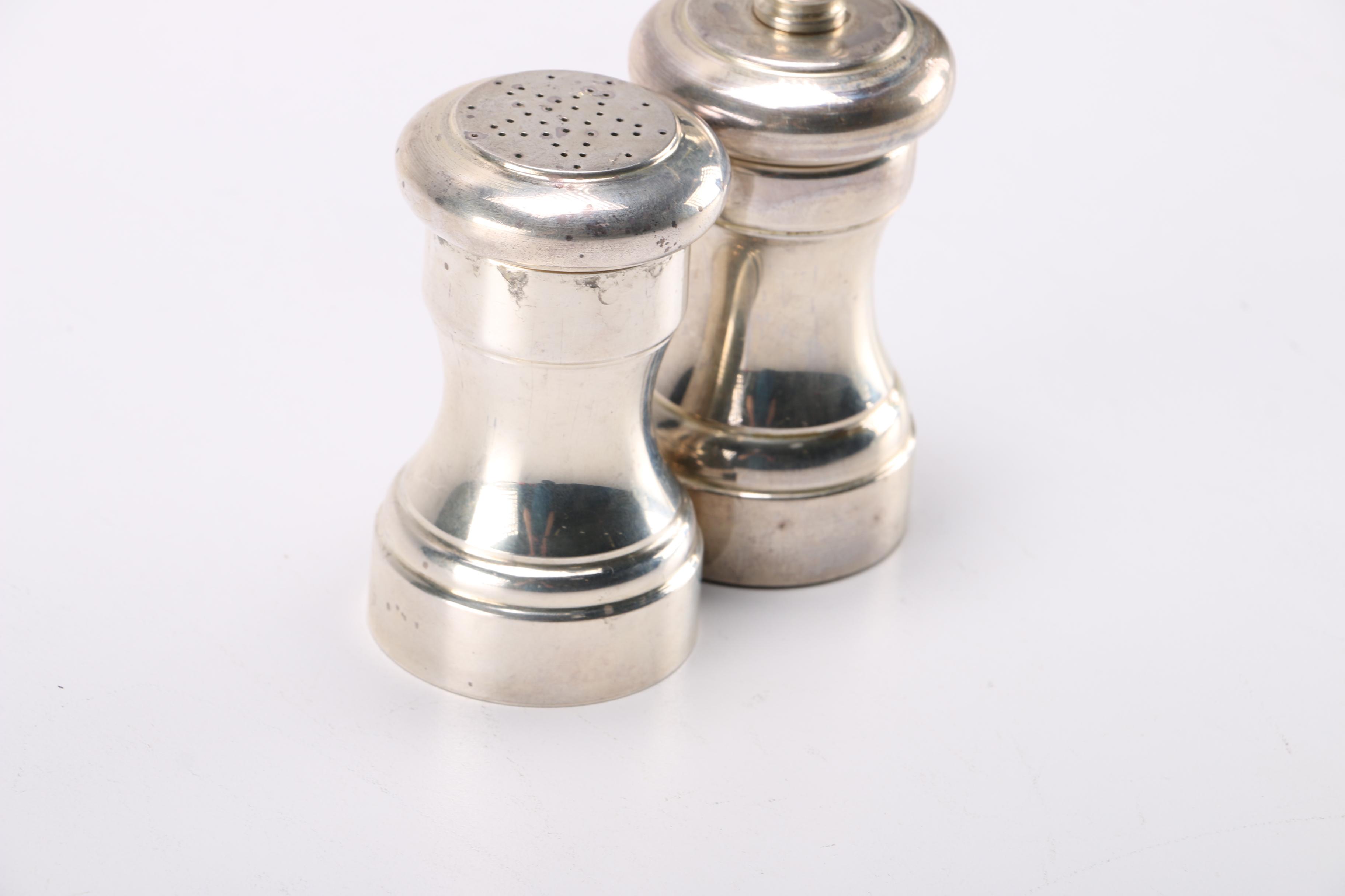 Tiffany & Co. Sterling Silver Salt Shaker and Pepper Grinder