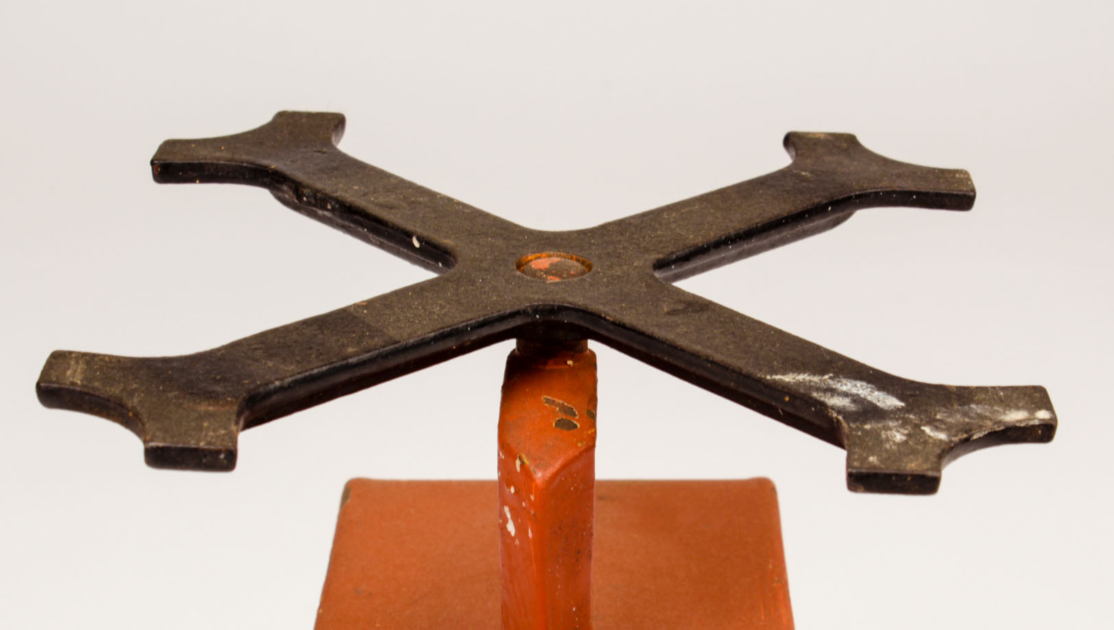 Vintage Red Metal Scale