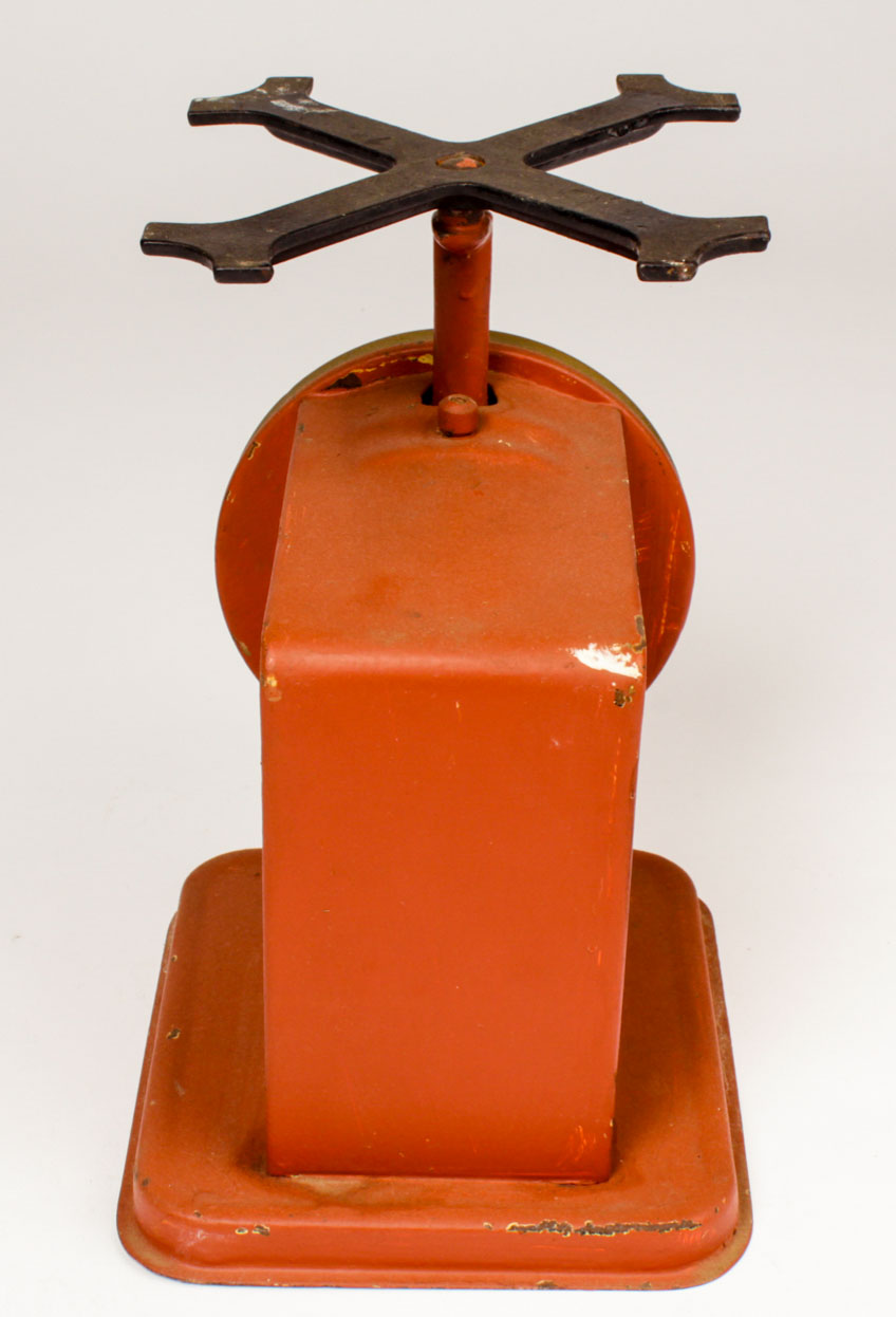 Vintage Red Metal Scale