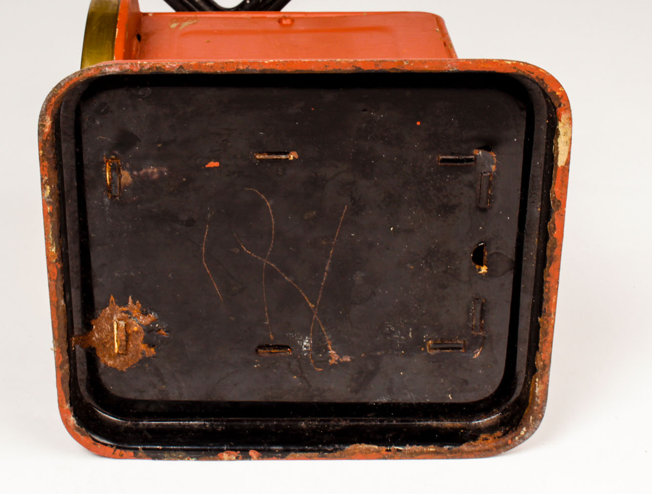 Vintage Red Metal Scale