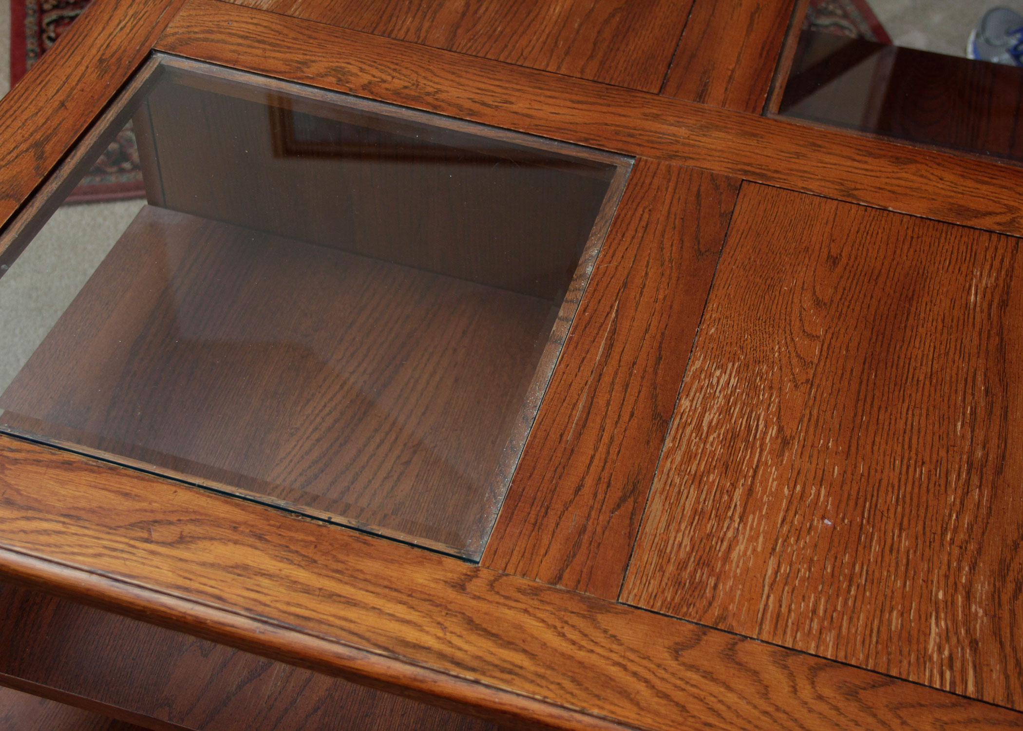 "Impressions" by Thomasville Wooden Rolling Coffee Table