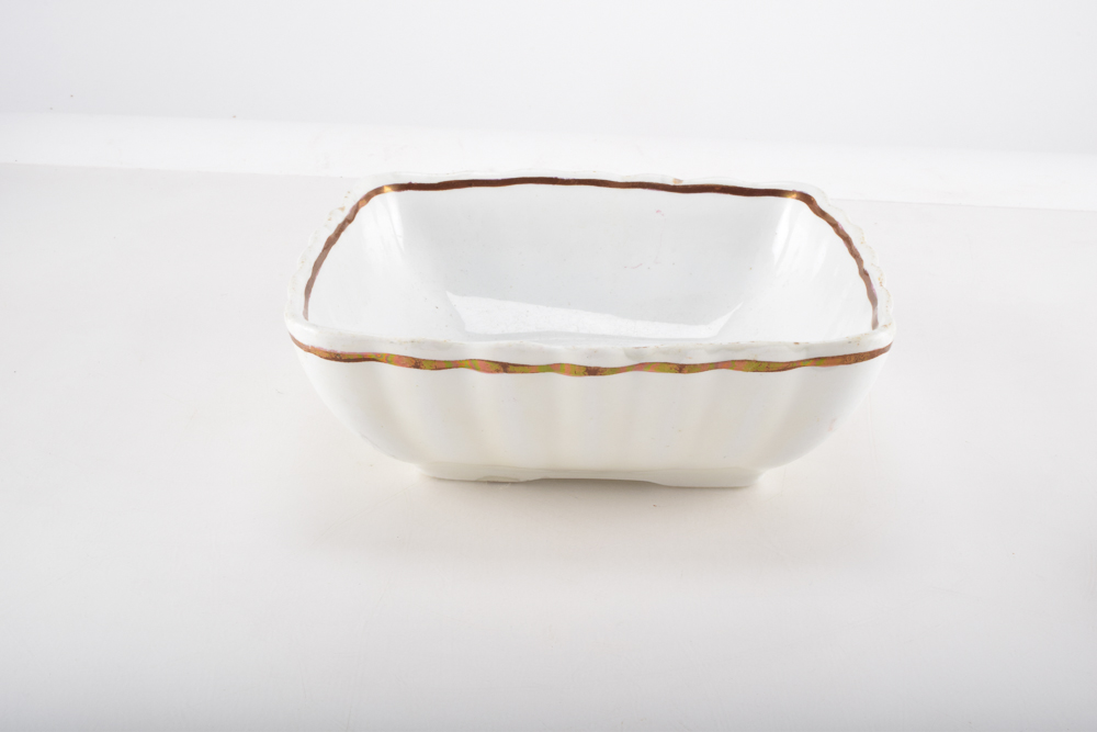 Antique Alfred Meakin England Royal Ironstone China "Tea Leaf" Lustreware