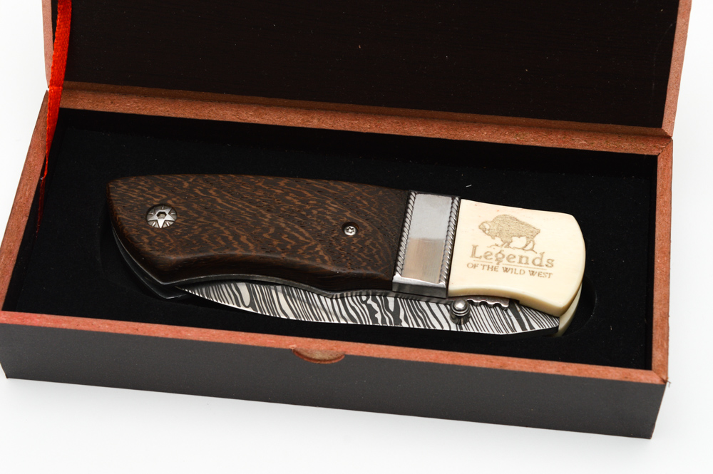 American Mint "Legends of the Wild West" Pocket Knife