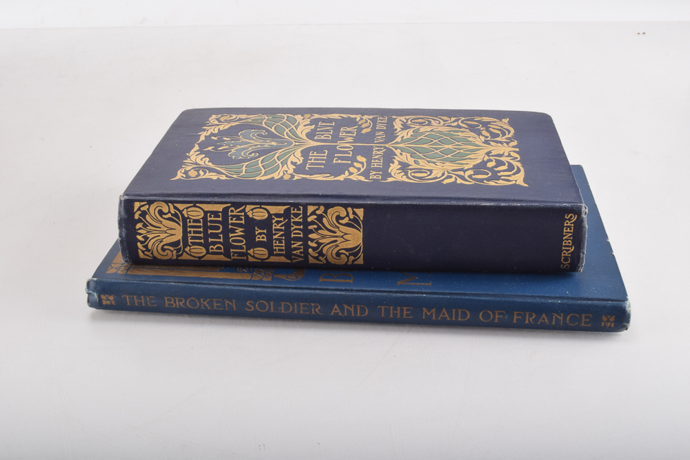 1902 "The Blue Flower" and 1919 "The Broken Soldier and the Maid of France" by Henry van Dyke