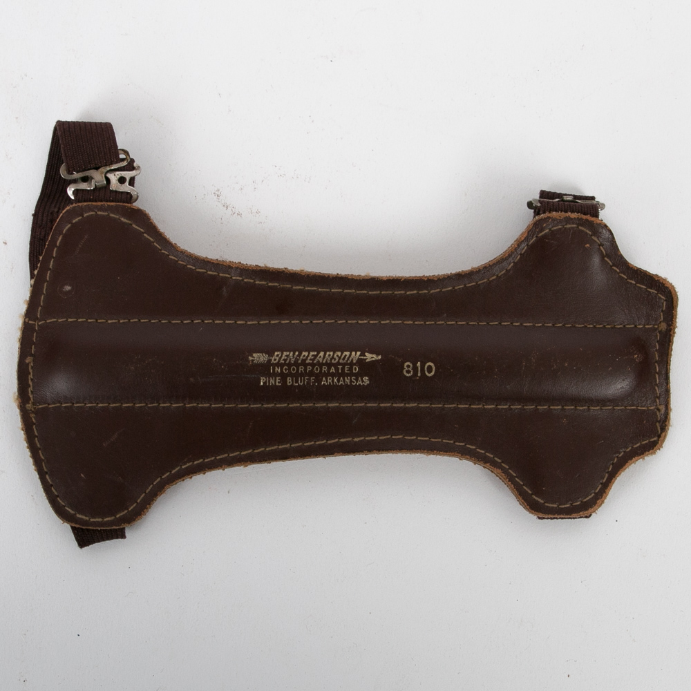 Bear "Grizzly" Wood Hunting Bow with Leather Wrist Guard