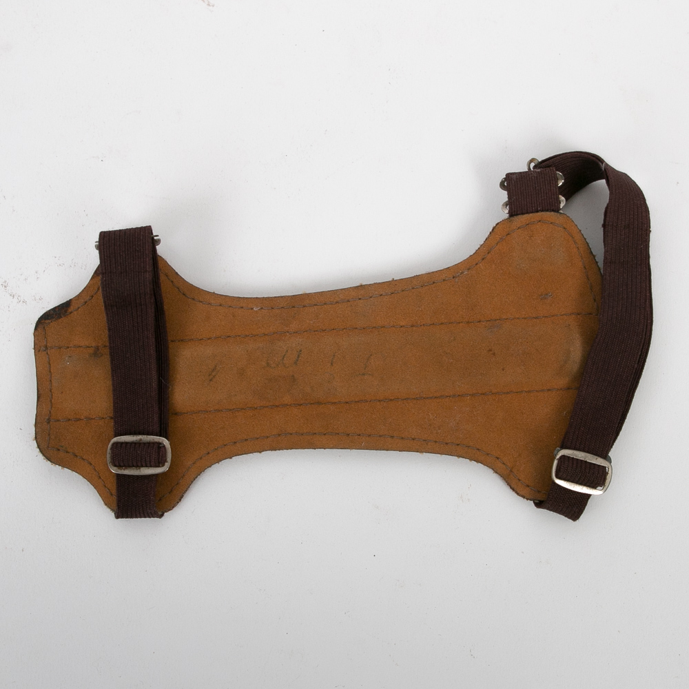 Bear "Grizzly" Wood Hunting Bow with Leather Wrist Guard