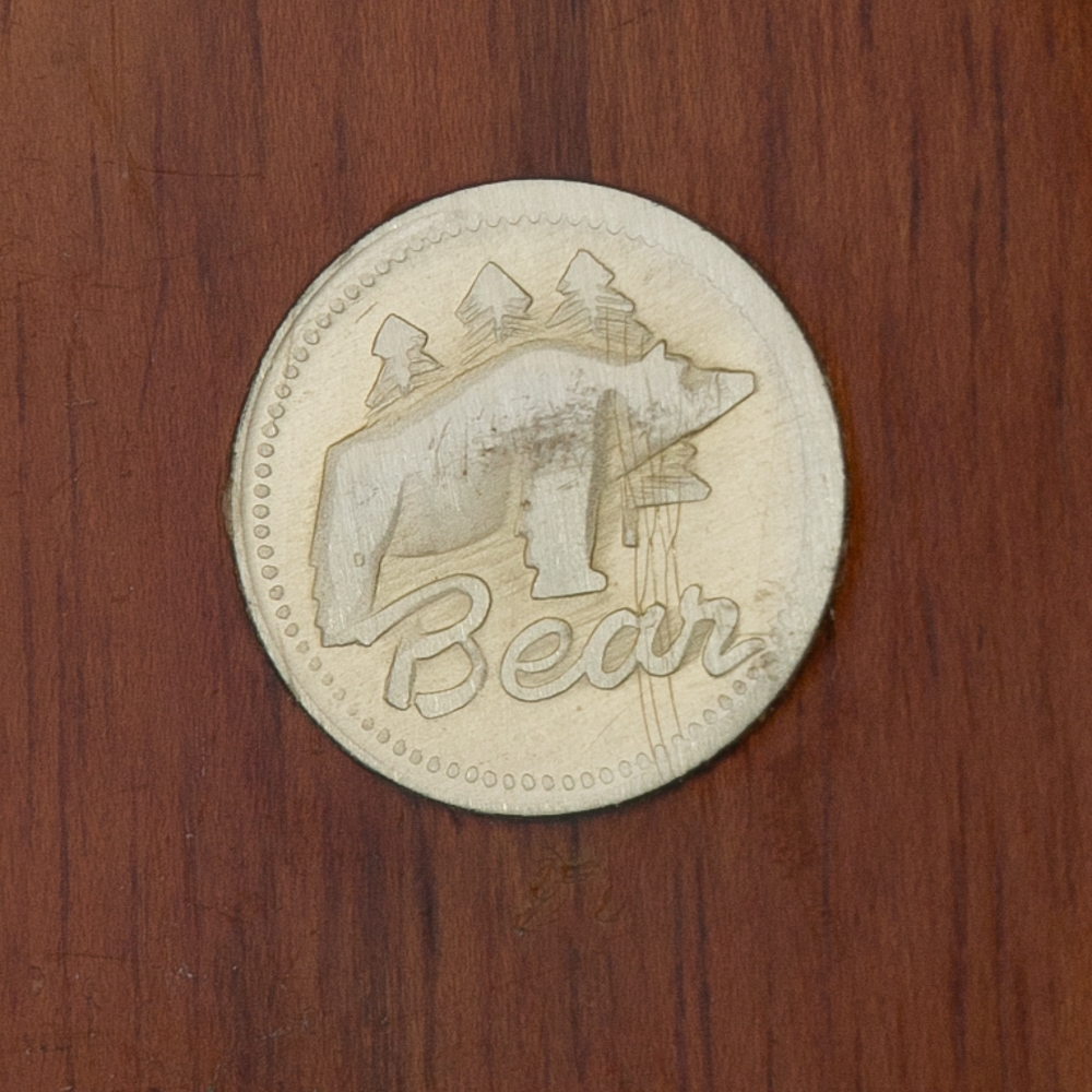 Bear "Grizzly" Wood Hunting Bow with Leather Wrist Guard