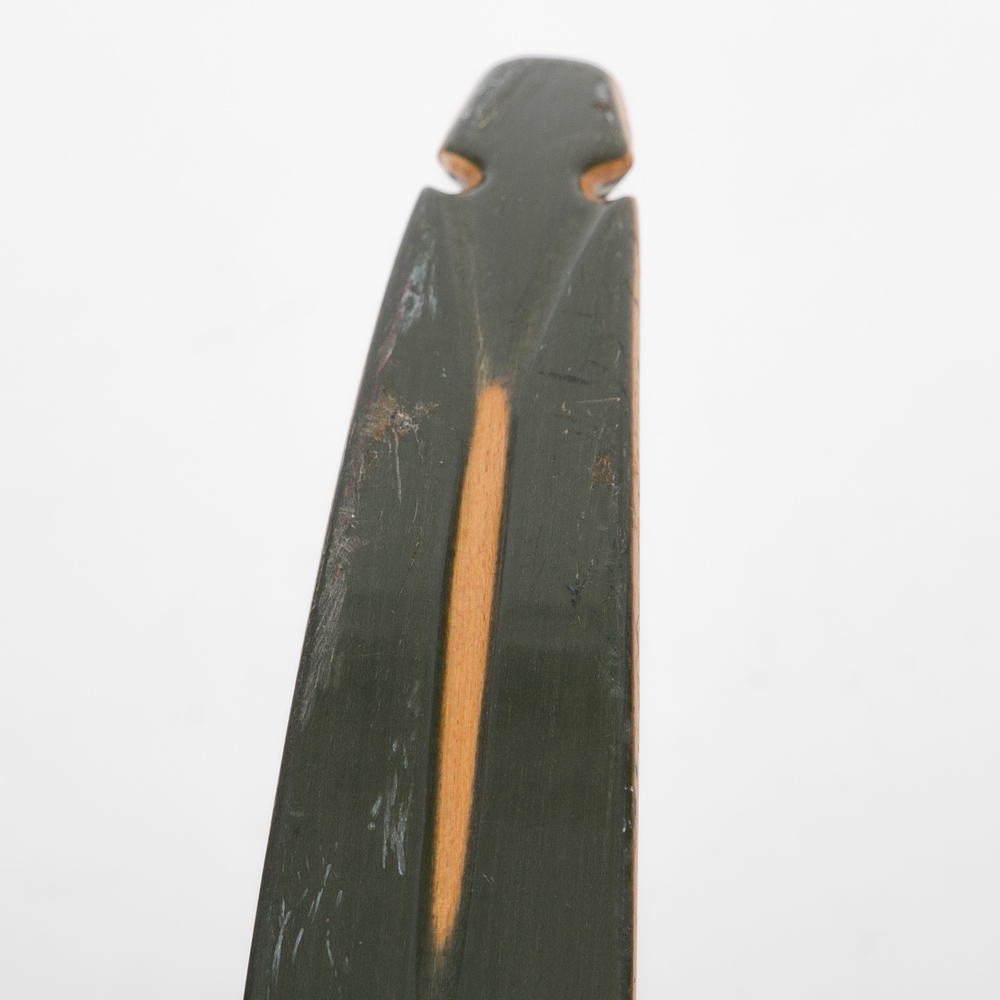 Bear "Grizzly" Wood Hunting Bow with Leather Wrist Guard