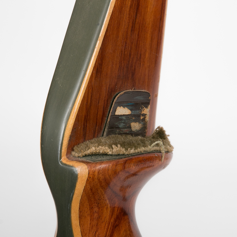 Bear "Grizzly" Wood Hunting Bow with Leather Wrist Guard