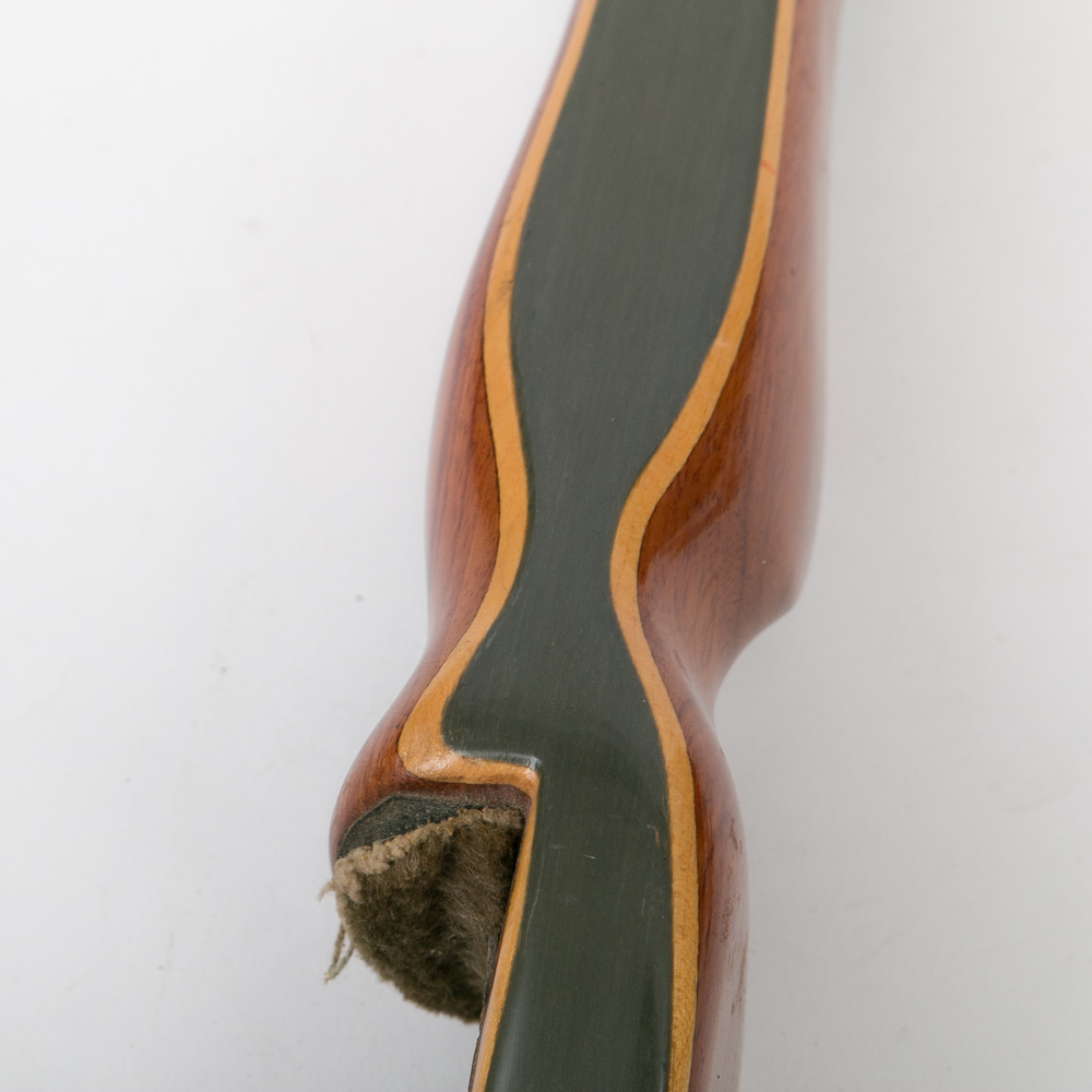 Bear "Grizzly" Wood Hunting Bow with Leather Wrist Guard