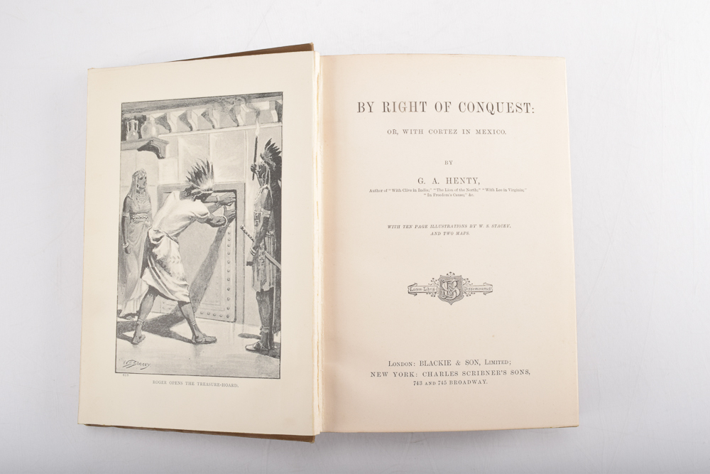 "By Right of Conquest; or, With Cortez in Mexico" by G.A. Henty