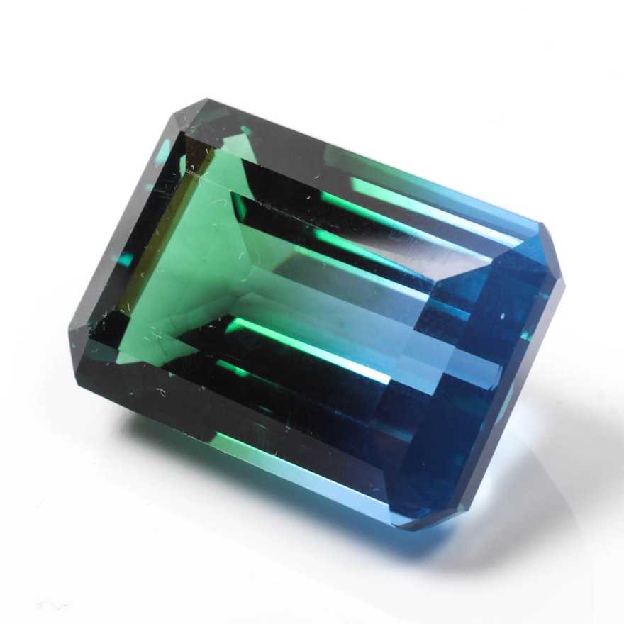 Large Blue-Green Amatrine Gemstone