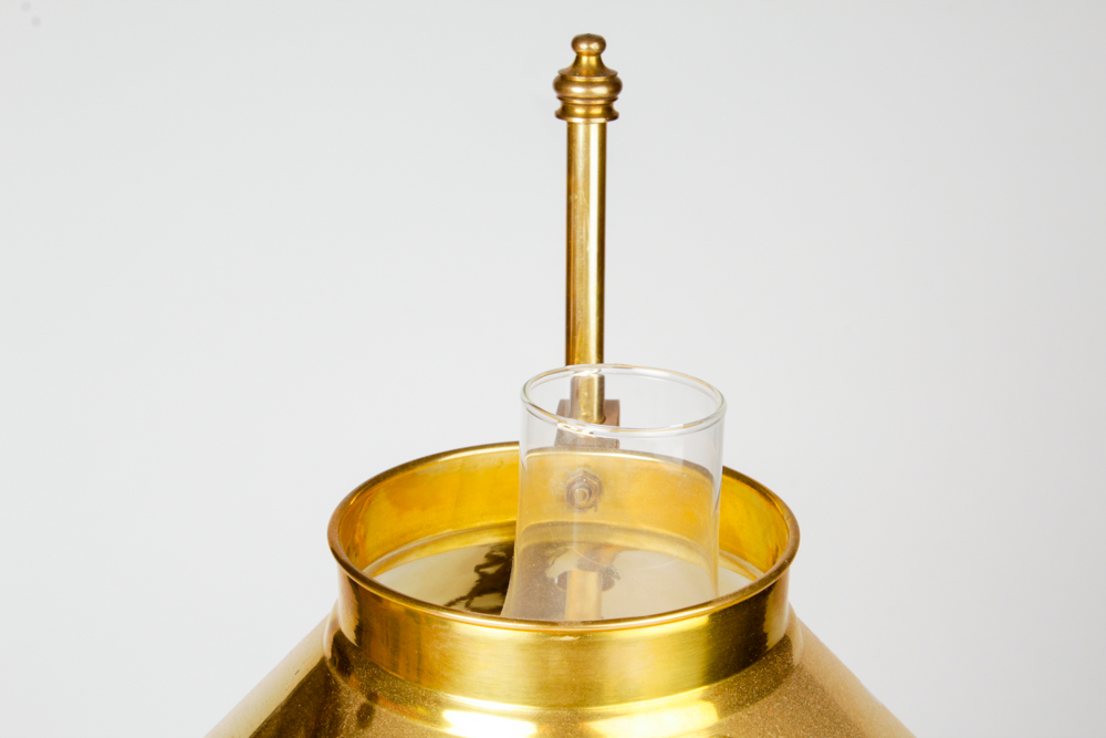 Vintage Brass Orient Express Lamp