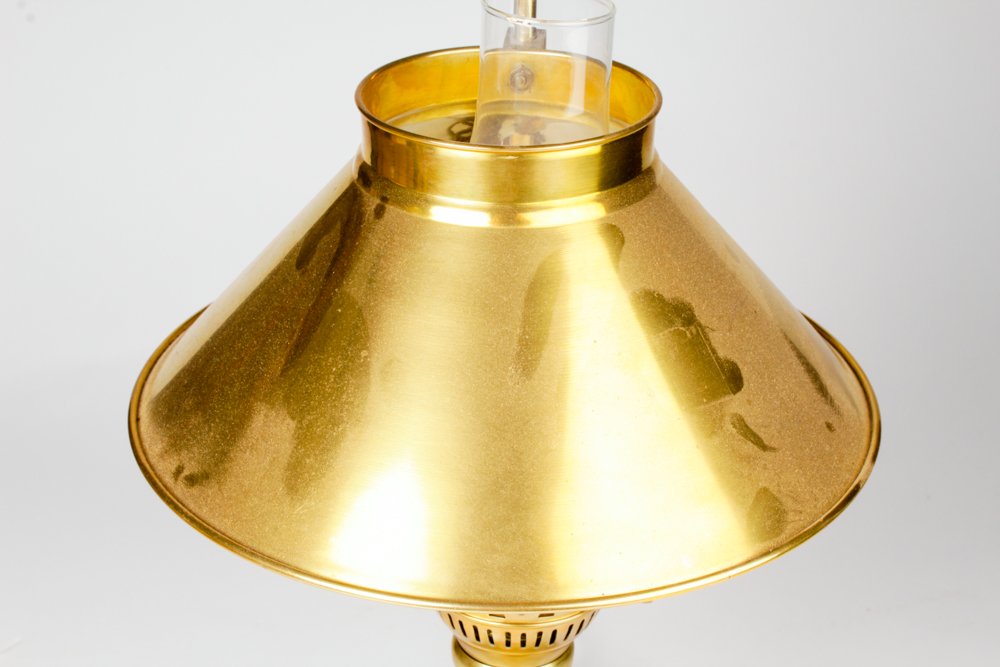 Vintage Brass Orient Express Lamp