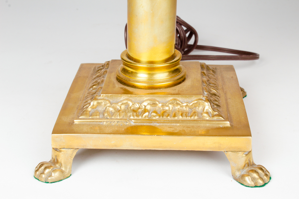 Vintage Brass Orient Express Lamp