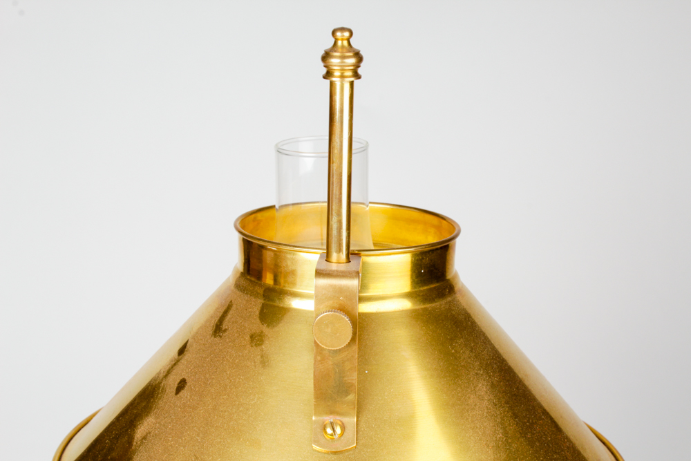 Vintage Brass Orient Express Lamp