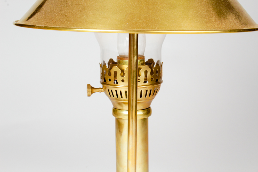 Vintage Brass Orient Express Lamp