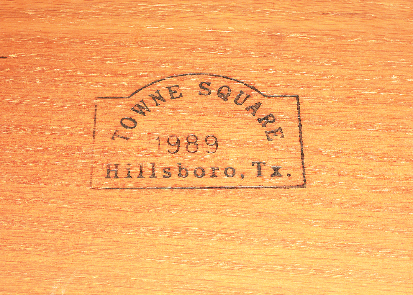 Towne Square Oak Glider Rocker and Ottoman