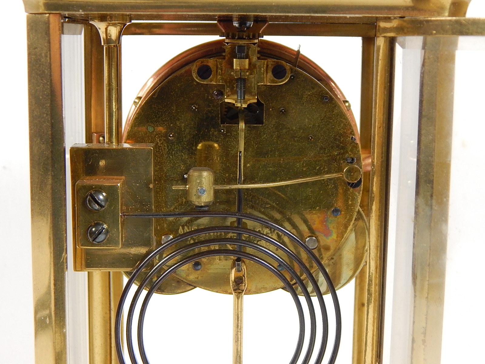 Brass Ansonia Mantel Clock