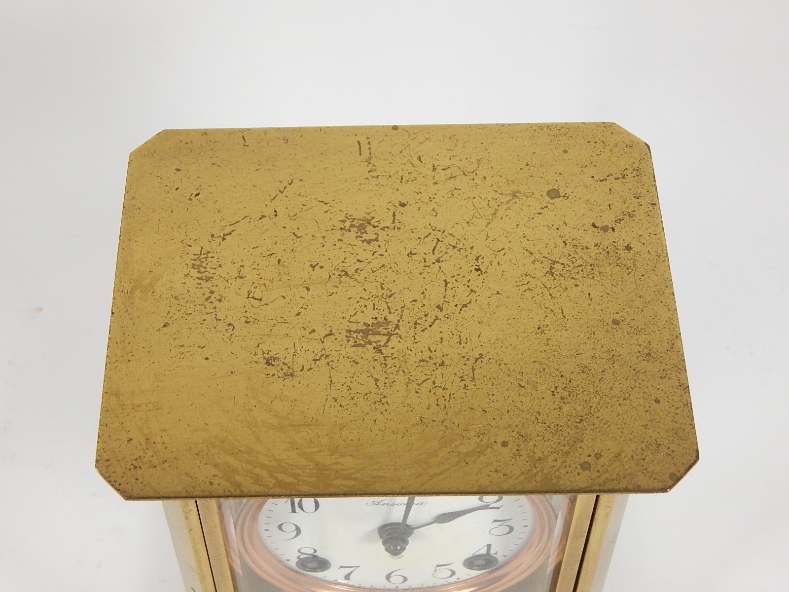 Brass Ansonia Mantel Clock