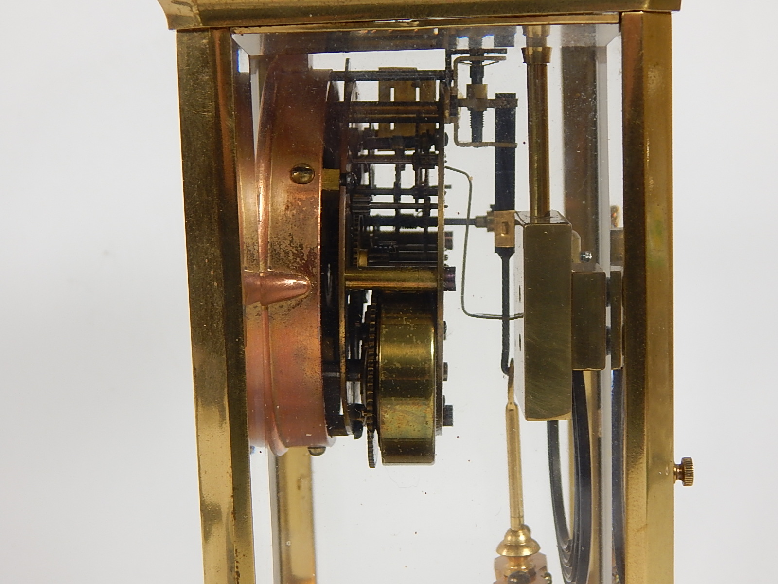Brass Ansonia Mantel Clock