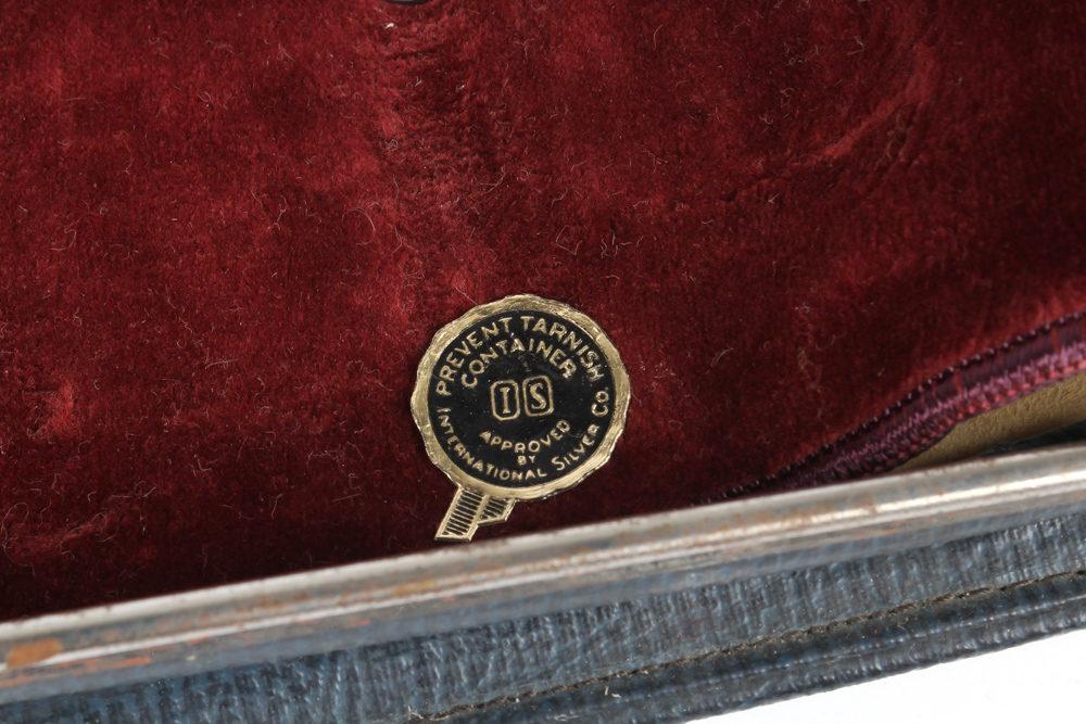 W.M. Rogers & Sons Silver Plate Flatware in Travel Case